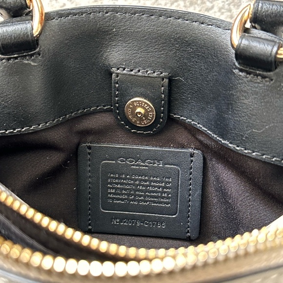 Coach Signature Brown and Black Purse - Picture 4 of 8